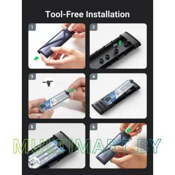 Бокс для жесткого диска Ugreen CM400 (90264) картинка 7